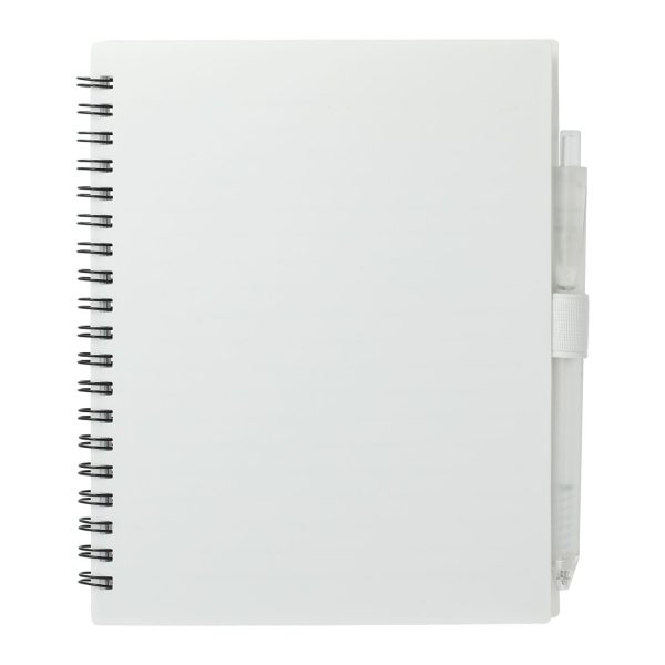 5.5” x 7” FSC Recycled Spiral Notebook w  RPET Pen Online now