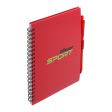 5.5” x 7” FSC Recycled Spiral Notebook w  RPET Pen Online now