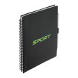 5.5” x 7” FSC Recycled Spiral Notebook w  RPET Pen Online now