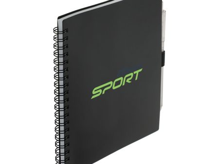 5.5” x 7” FSC Recycled Spiral Notebook w  RPET Pen Online now