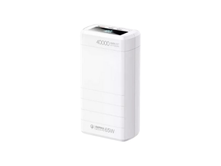 REMAX RPP-310 Dinba Series 40000mAh PD+QC Fast Charging Power Bank(PD 65W+QC 22.5W) - White Online