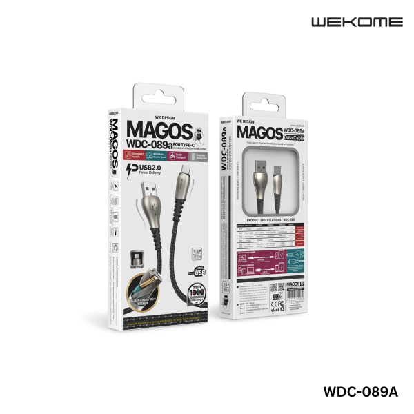 WK (WDC-089A) MAGOS DATA CABLE FOR TYPE-C Cable Hot on Sale