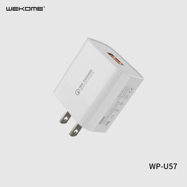 WK WP-U57 MAXSPEED FAST CHARGER 18W  - White For Sale