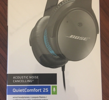 Bose QuietComfort QC 25 Android Noise Cancelling Headphones Black White Wired Discount