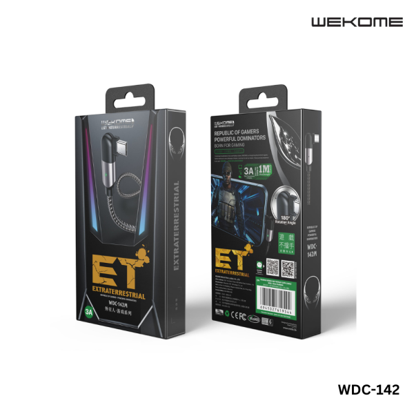 WK GAMING SERIES 3A REBULIC FO GAMES POWERFUL DOMINATORS 180 DEGREE ROTARY DATA CABLE FOR MICRO( WDC-142i)- iPhone Cable Online