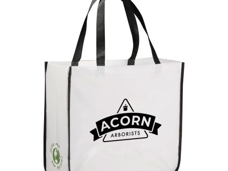 Gloss Laminated Non-Woven Shopper Tote Discount