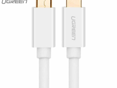 UGREEN MD111 MINI DP MALE TO MALE CABLE (2 M) WHITE Online