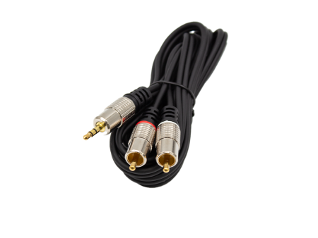 Astro Audio 1.8M 3.5mm St Jack to 2 RCA Cable[2RCA-3.5MM1.8M] Online Sale