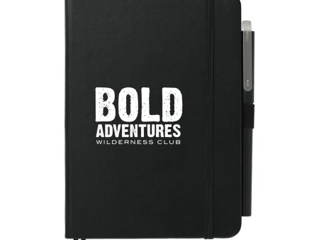 5  x 7  Bulleting Bound Notebook w Pen Online now