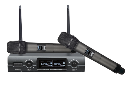 FTS Dual Handheld Wireless Microphones [FTS KU300] Supply