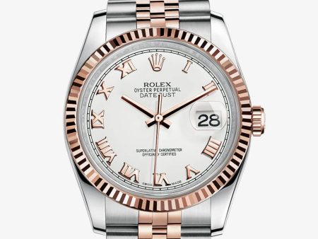 Rolex Datejust Two-Tone Rose Gold For Discount