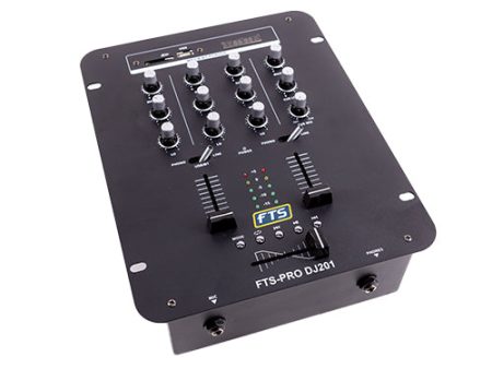 FTS PRO DJ201 2 Channel DJ Mixer For Cheap