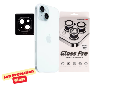 GADGET MAX Glass Pro Camera Lens Protection Glass for iPhone 15   15 Plus - Blue For Cheap