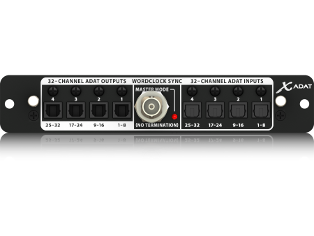 Behringer X-Adat High-Performance 32-Channel Adat   Wordclock Expansion Card Supply