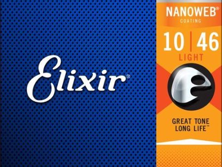 Elixir 12052 Electric Light Nickel Plated Steel Nanoweb 0.10-0.46 Supply