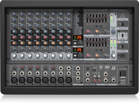 Behringer PMP1680S 10-Channel 1600W Powered Mixer Online Sale