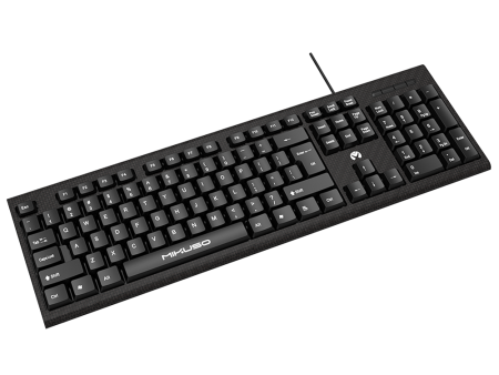 Mikuso Wired Keyboard Black [KB-049U BK] Online