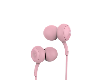 Remax RM-510 3.5mm Wired Earphone - Pink on Sale