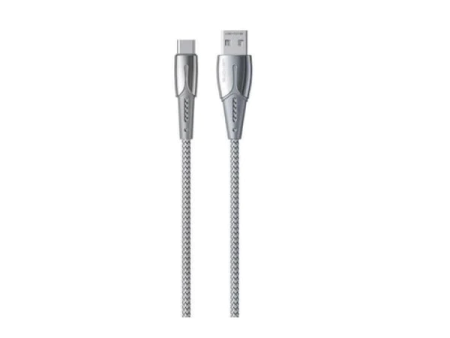 WK (WDC-085M) GOLDSIM TOP ZINC ALLOY DATA CABLE FOR MICRO - Silver Fashion