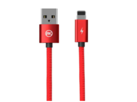 WK WDC-093I IPH FULNEN SERIES CABLE FOR LIGHTNING 2.4A (1M) - Red Supply