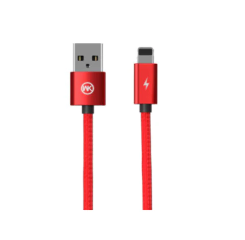 WK WDC-093I IPH FULNEN SERIES CABLE FOR LIGHTNING 2.4A (1M) - Red Supply