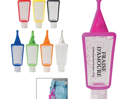 1 oz. Hand Sanitizer with Silicone Holder Online Hot Sale