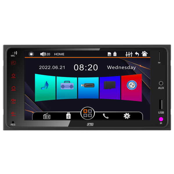 FTS Indlela 7   MP5 Double Din FTS-7043 Supply