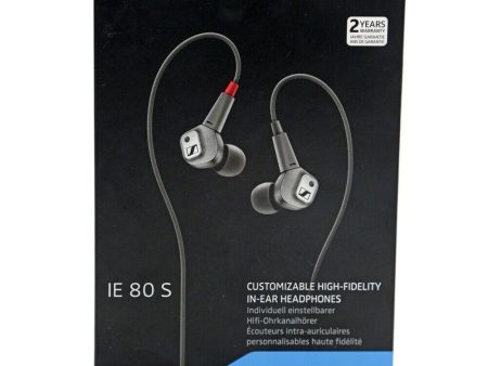 Sennheiser | IE 80 S Adjustable Bass Earbud Headphone | Brand New Sale