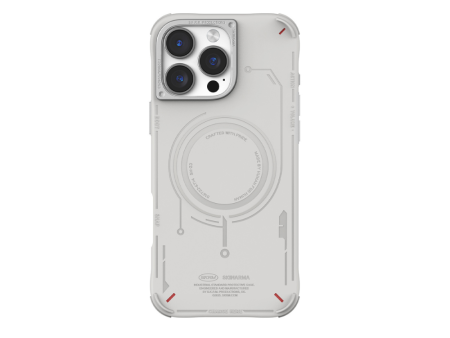 Skinarma iPhone 16 Pro Max 6.9  Mecha (Mag-Charge) Case - Light Grey For Discount