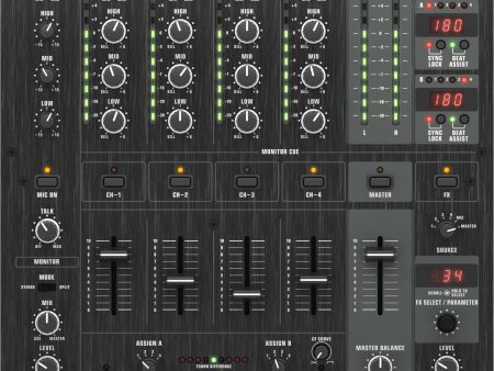 Behringer DJX900USB 5-Channel DJ Mixer Hot on Sale