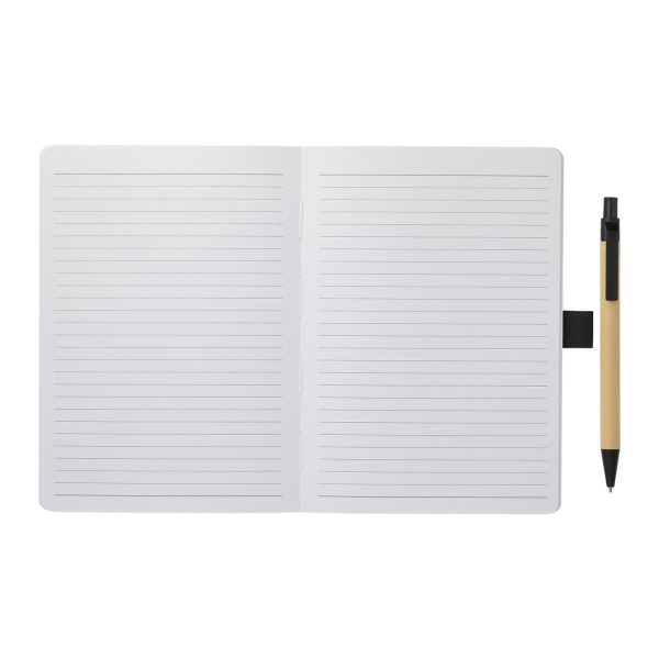 5  x 7  FSC Recycled Notebook and Pen Set on Sale