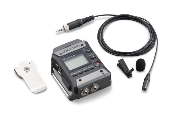 Zoom F1 Field Recorder & Lavalier Microphone Online Sale