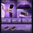 REMAX RPP-591 Explore Pro Series 10000mAh PD+QC Fast Charging Power Bank(PD 20W+QC 22.5W) - Purple Supply