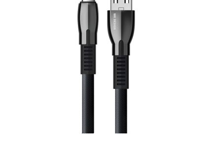 WK WDC-107A SENSH 2.4A DATA CABLE FOR TYPE-C (1M) - Black Online now