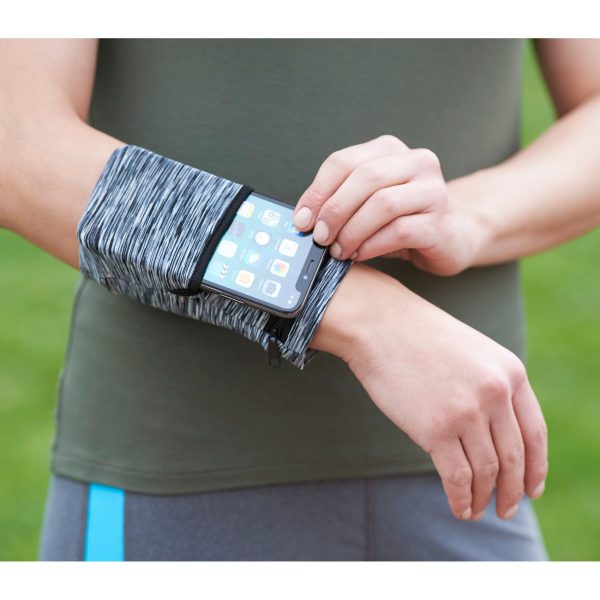 Cooling Heathered Wrist Band with Pocket For Sale