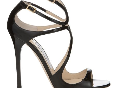 Jimmy Choo Lance Patent leather Sandals Online Hot Sale