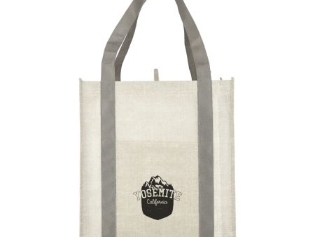 Neptune Recycled Non-Woven Grocery Tote For Sale