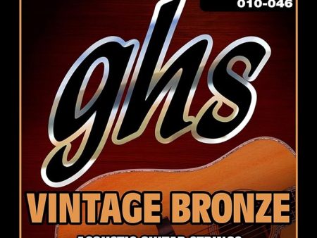 VNUL Ghs Vintage Bronze Acoustic Strings 10-46 on Sale