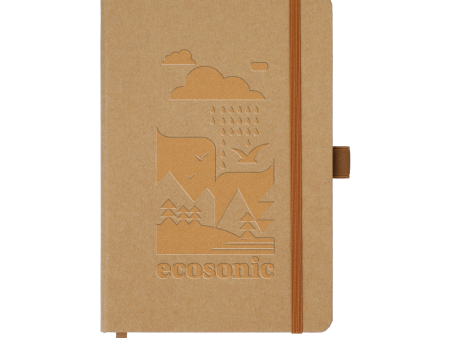 5.5  x 8.5  Washable Kraft Stone Bound JournalBook For Discount