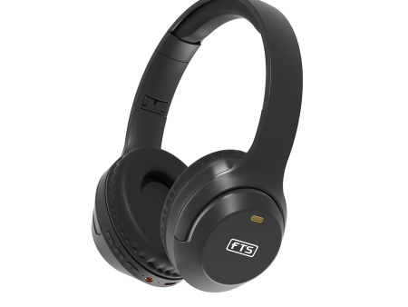 FTS Pure Audio Bluetooth Headphone Black [FTS-KD55 BK] Discount