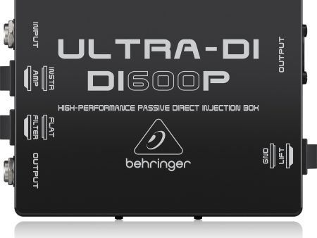 Behringer DI600P Passive Di-Box Online Hot Sale