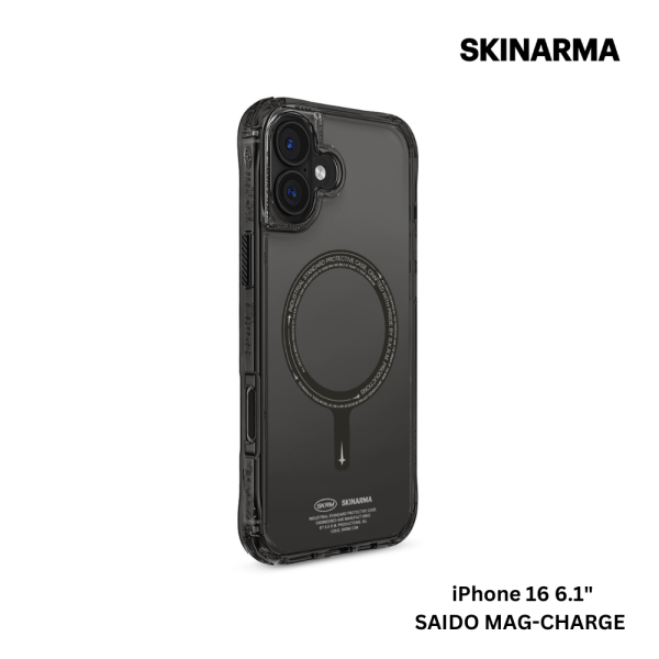 Skinarma iPhone 16 6.1  Saido Mag-Charge Case - Black Supply