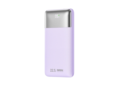 REMAX RPP-5 kiyuan Series 10000mAh PD+QC Fast Charging Power Bank(PD 20W+QC 22.5W) - Purple Hot on Sale