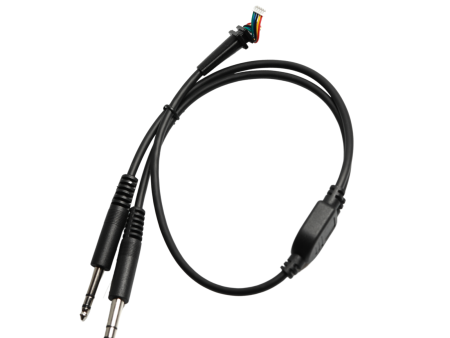 GA Twin Plug Cable for Lightspeed QFR Series Aviation Headset Online now