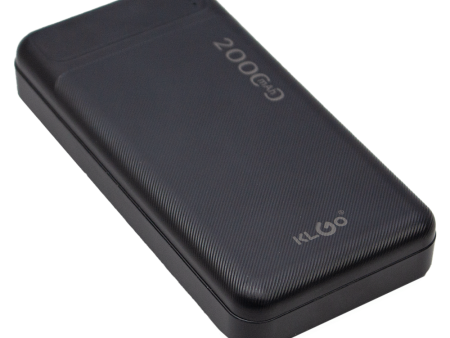 Klgo 20000MAH Power Bank Black [KP-21 BK] Fashion