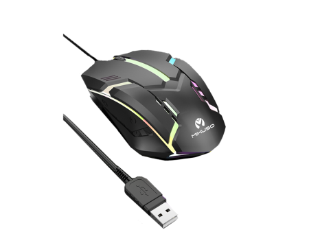 Mikuso Wired Mouse 3 Buttons + 1 Wheel Black [MOS-379U BK] Cheap