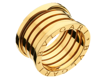 Bvlgari B.ZERO1 5-band ring in 18 kt yellow gold. For Discount