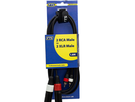 FTS-C2RCA+2XLR 1.8 2RCA Male-2XLR Male 1.8m Black For Cheap