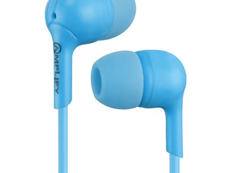 AMP-1002-BL Amplify Pro Jazz Series Easrphones Blue on Sale