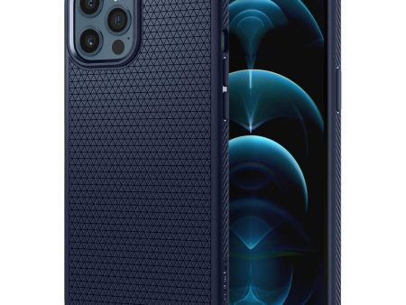 Spigen iPhone 12   12 Pro Liquid Air Series - Navy Blue Cheap